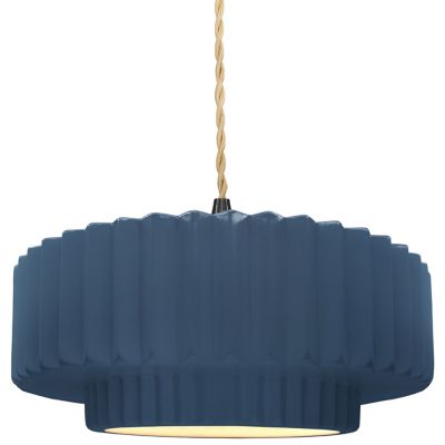 Radiance Tier Pleated Pendant