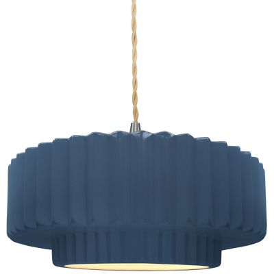Radiance Tier Pleated Pendant
