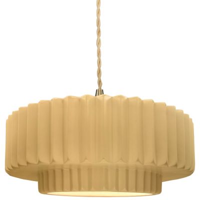 Radiance Tier Pleated Pendant
