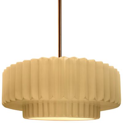 Radiance Tier Pleated Pendant