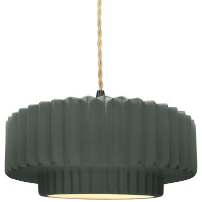 Radiance Tier Pleated Pendant