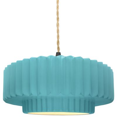 Radiance Tier Pleated Pendant