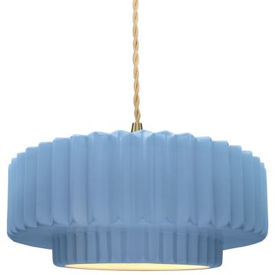 Radiance Tier Pleated Pendant