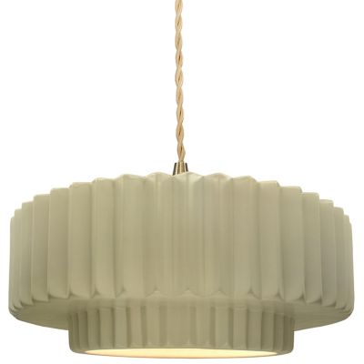 Radiance Tier Pleated Pendant