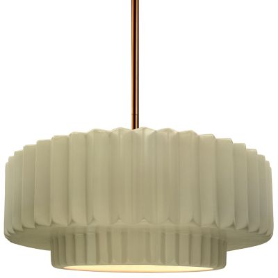 Radiance Tier Pleated Pendant