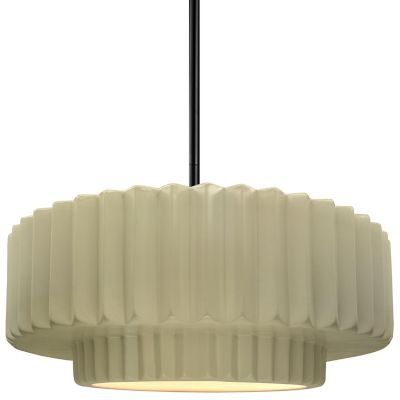 Radiance Tier Pleated Pendant