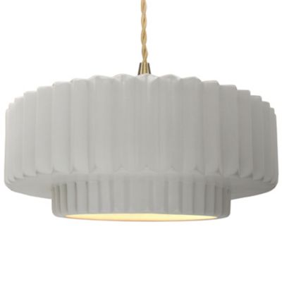 Radiance Tier Pleated Pendant