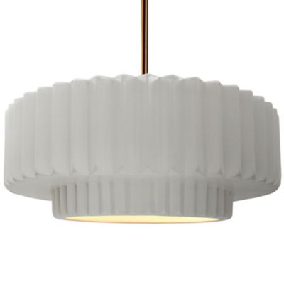 Radiance Tier Pleated Pendant