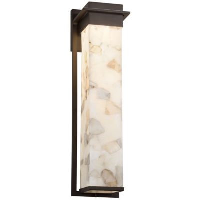 Alabaster Rocks! Pacific Wall Sconce (Bronze|24 In)-OPEN BOX