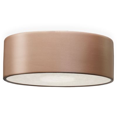 Short Round Outdoor LED Flushmount (Gloss Blush) - OPEN BOX
