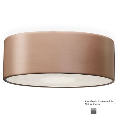 Short Round Outdoor LED Flushmount (Concrete) - OPEN BOX