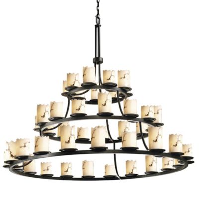 LumenAria Dakota 3 Tier Ring Chandelier