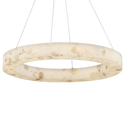 Medley LED Alabaster Rocks Ring Pendant