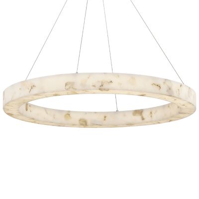 Medley LED Alabaster Rocks Ring Pendant