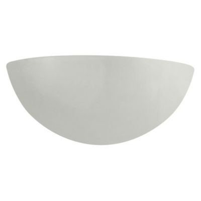 Quarter Sphere Wall Sconce (Matte White|Small) - OPEN BOX