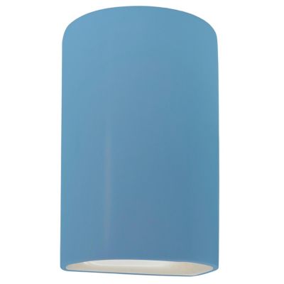 Ambiance Wall Sconce-OpenTop&Bottom(Sky Blue|S|Std)-OPEN BOX