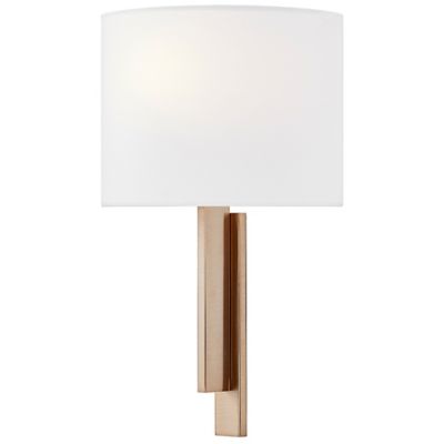 Textile Hamilton Wall Sconce (Brushed Brass) - OPEN BOX