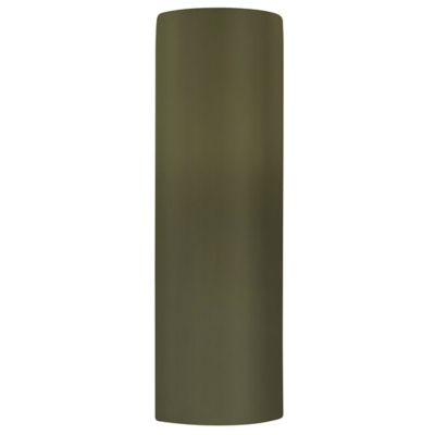 Tube ADA Outdoor Wall Sconce (Matte Green|Small) - OPEN BOX