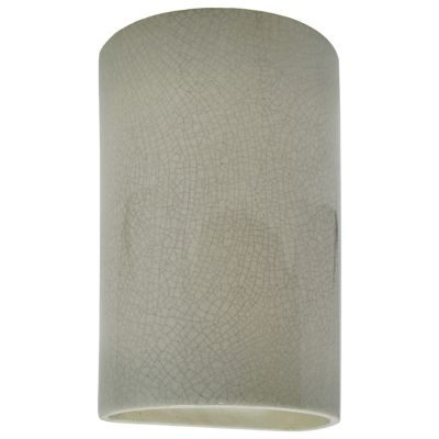 Ambiance Cylinder Wall Sconce (Celadon|Med|Std) - OPEN BOX