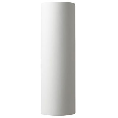 Tube ADA Outdoor Wall Sconce (Matte White|Large) - OPEN BOX