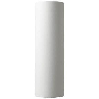 Tube Outdoor Wall Sconce (Matte White|Small) - OPEN BOX
