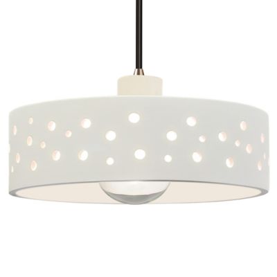 Perforated Dish LED Pendant