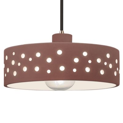 Perforated Dish LED Pendant