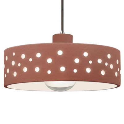 Perforated Dish LED Pendant