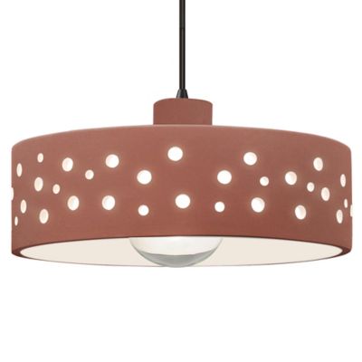 Perforated Dish LED Pendant