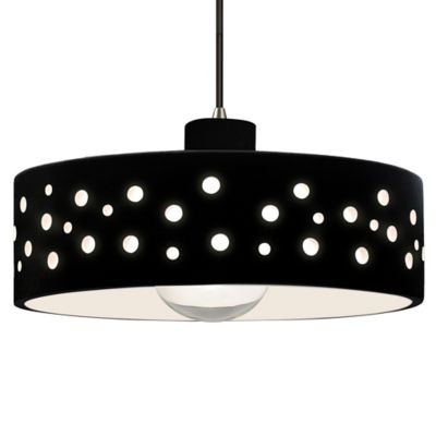 Perforated Dish LED Pendant