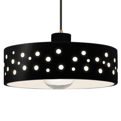 Perforated Dish LED Pendant