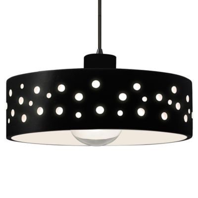 Perforated Dish LED Pendant