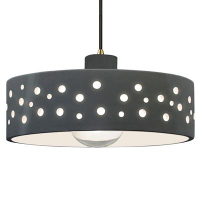 Perforated Dish LED Pendant