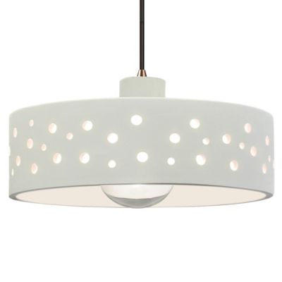 Perforated Dish LED Pendant