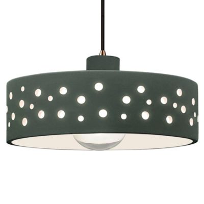 Perforated Dish LED Pendant