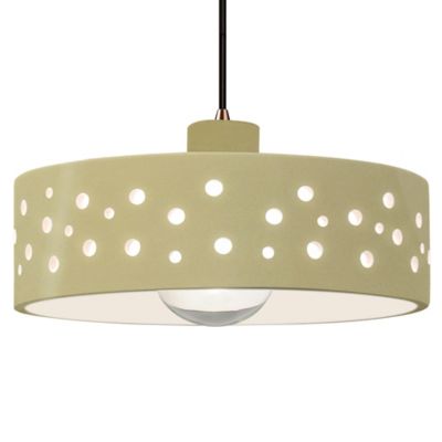 Perforated Dish LED Pendant
