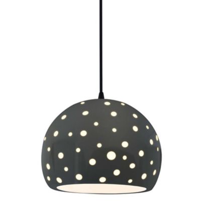 Perforated Globe LED Pendant