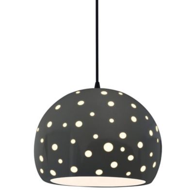 Perforated Globe LED Pendant