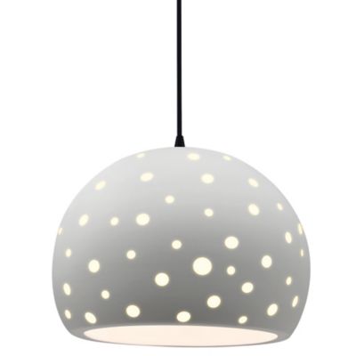 Perforated Globe LED Pendant