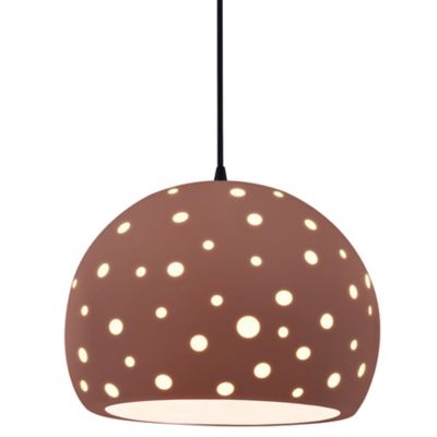 Perforated Globe LED Pendant