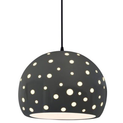 Perforated Globe LED Pendant