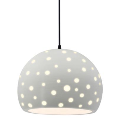 Perforated Globe LED Pendant