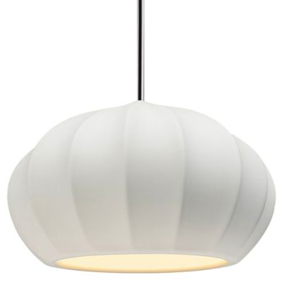 Radiance Oval Fluted LED Pendant