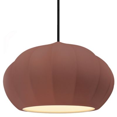 Radiance Oval Fluted LED Pendant
