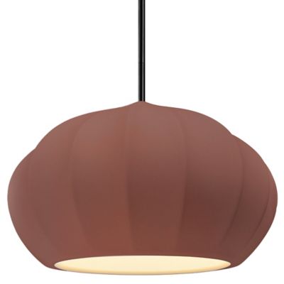 Radiance Oval Fluted LED Pendant