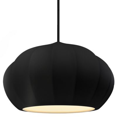 Radiance Oval Fluted LED Pendant