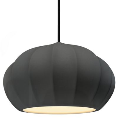 Radiance Oval Fluted LED Pendant