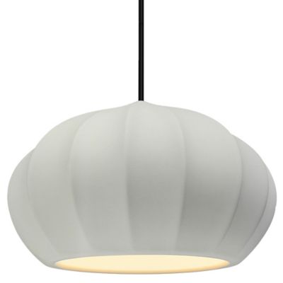 Radiance Oval Fluted LED Pendant