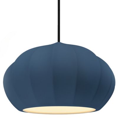 Radiance Oval Fluted LED Pendant