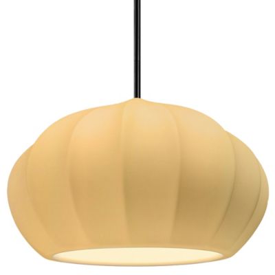 Radiance Oval Fluted LED Pendant